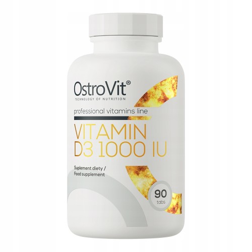 Ostrovit Vitamin D3 1000IU - 90 tabs - Bone & Joint Support