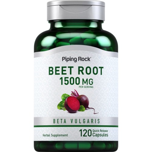 Piping Rock Beet Root 1500 - 120 caps - Herbs & Plant Extracts