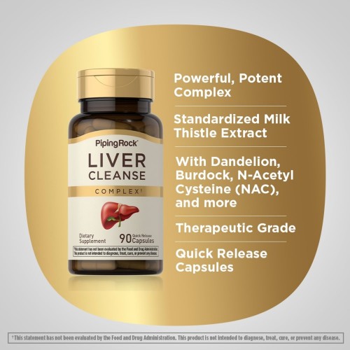 Piping Rock Liver Care - 90 caps - Liver Support