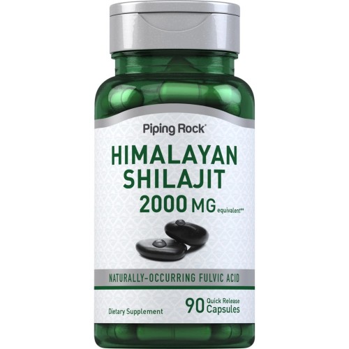 Piping Rock Shilajit Extract 2000 - 90 caps - Focus & Energy