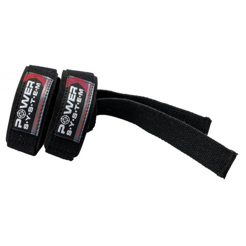 Power System Padded Lifting Straps - 2 pcs - Black - Accessories & Clothing