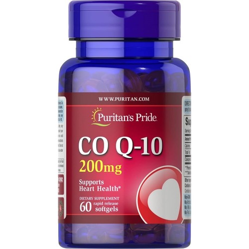 Puritan's Pride CoQ10 200 - 60 softgels - Coenzyme Q10