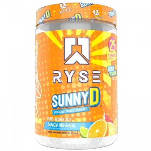 Ryse Sunny D Pre-Workout - 25 Servings - Pre Workout - Stimulants