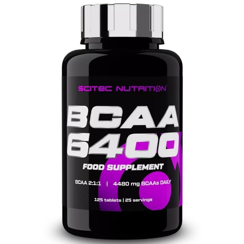 Scitec Nutrition BCAA 6400 - 125 Tabs - Amino Acids & BCAA