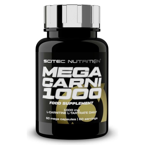 Scitec Nutrition Mega Carni 1000 - 60 caps - Weight Loss Support