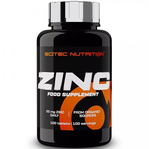 Scitec Nutrition Zinc 25 - 100 Tabs - Minerals