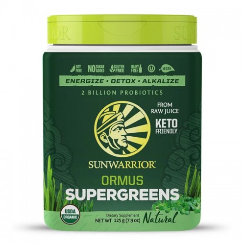 Sunwarrior Ormus Supergreens Organic - 225g Unflavoured - Healthy Food