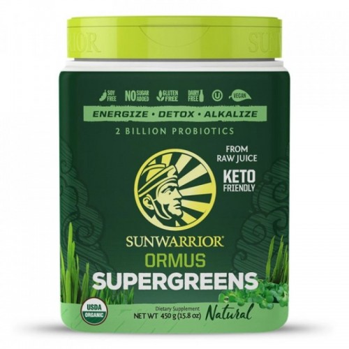 Sunwarrior Ormus Supergreens Organic - 450g Unflavoured - Healthy Food