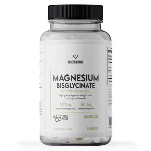 Supplement Needs Magnesium Bisglycinate - 120 Capsules - Minerals