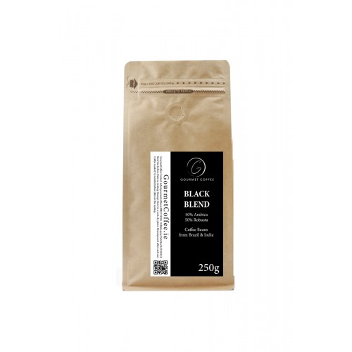Gourmet Coffee Beans - Black Blend Coffee from Brazil and India - Healthy Food
