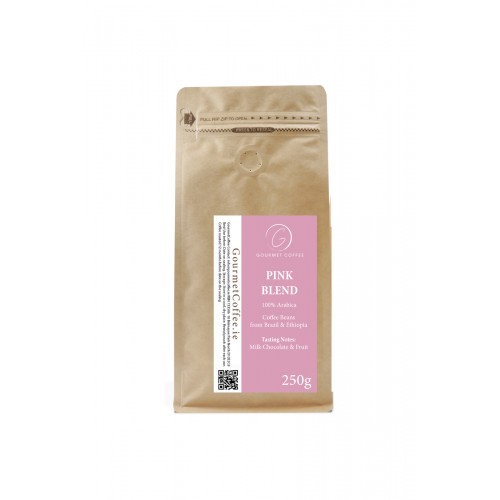 Gourmet Coffee Beans - Pink Blend Coffee from Brazil and Ethiopia  - Healthy Food