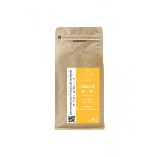 Gourmet Coffee Beans - Yellow Blend Coffee 1kg - Healthy Food