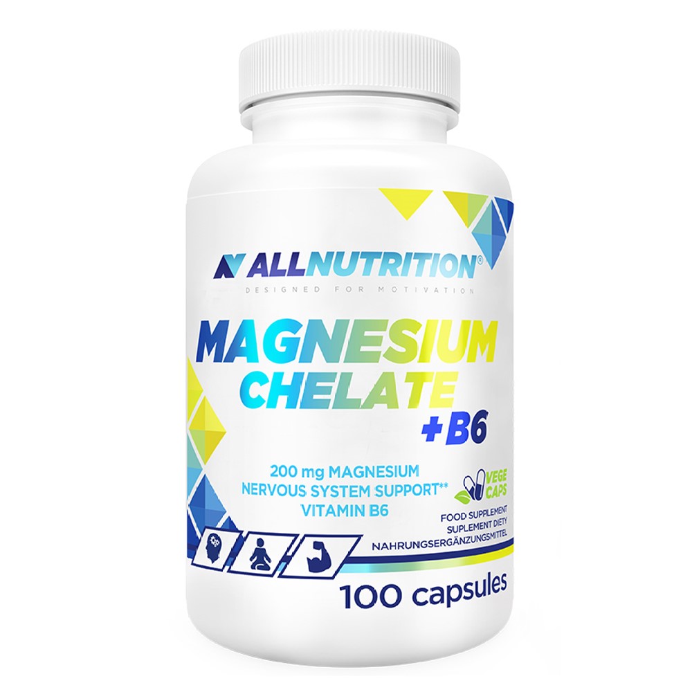 Allnutrition Magnesium Chelate + B6 - 100 Caps