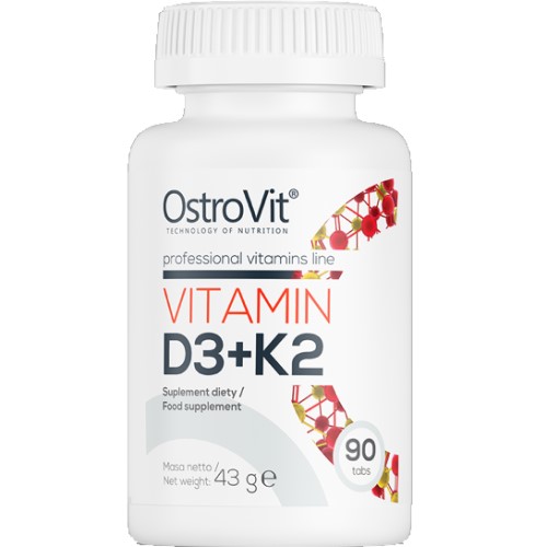 OstroVit Vitamin D3 + K2 - 90 Tabs