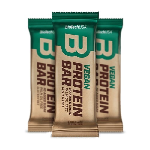 Biotech Usa Vegan Protein Bar - 50 g (Set of 10) - Gluten Free