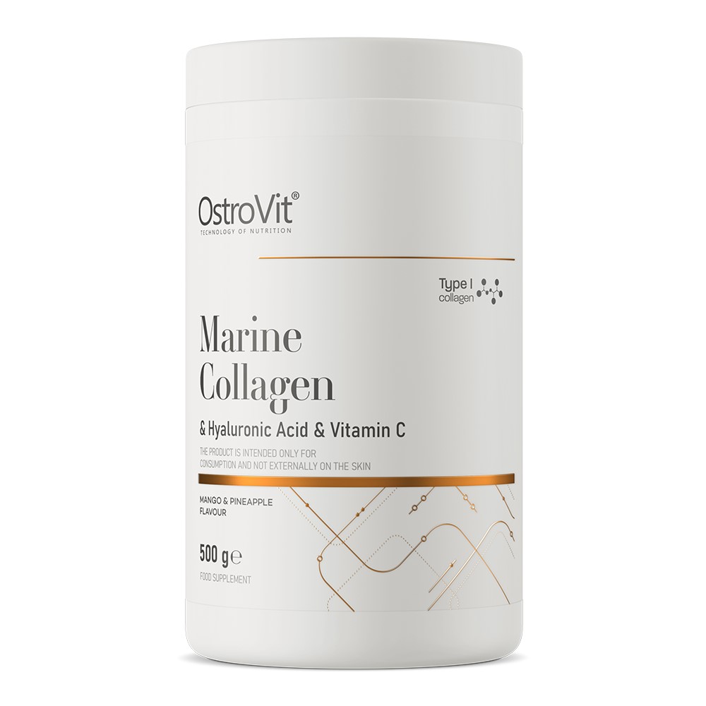 OstroVit Marine Collagen With Hyaluronic Acid And Vitamin C - 500 g