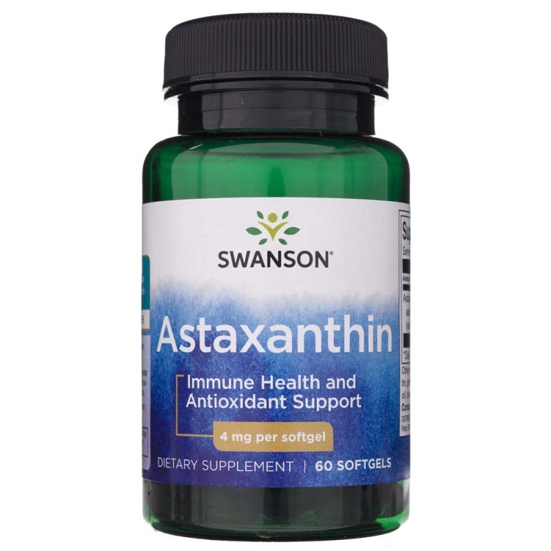 Swanson Astaxanthin 4mg - 60 Softgels