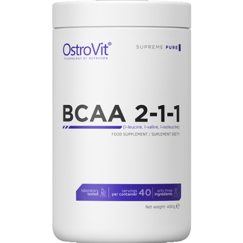 OstroVit BCAA 2:1:1 - 400 g Unflavoured