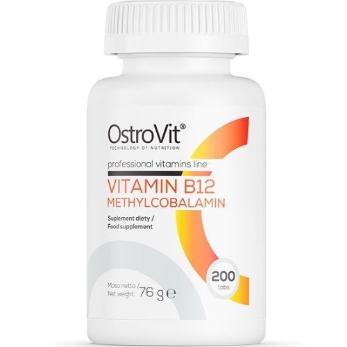 OstroVit Vitamin B12 Methylcobalamin - 200 Tabs