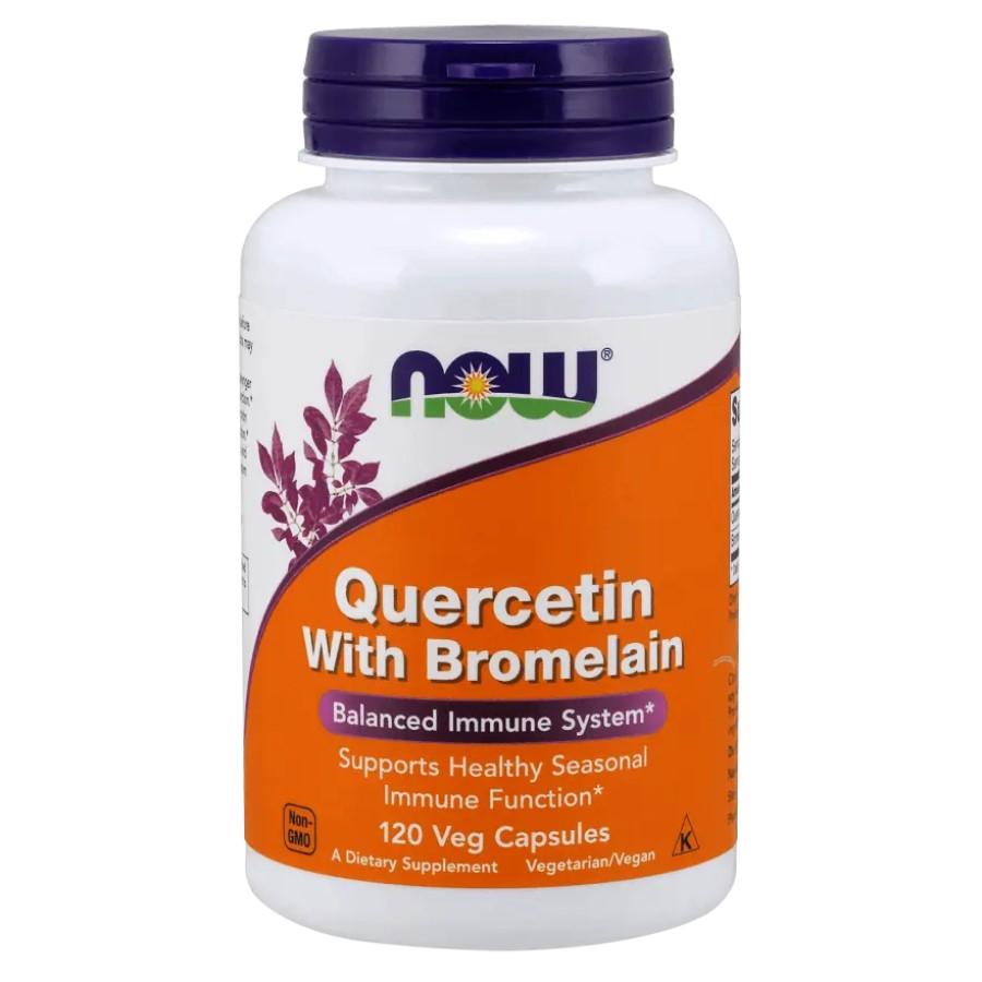 NOW Foods Quercetin With Bromelain - 120 caps