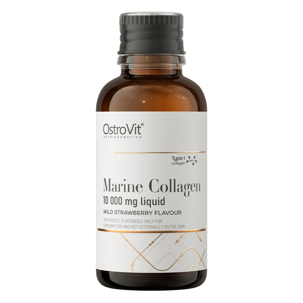 OstroVit Marine Collagen 10000mg Liquid - 30 ml Wild Strawberry