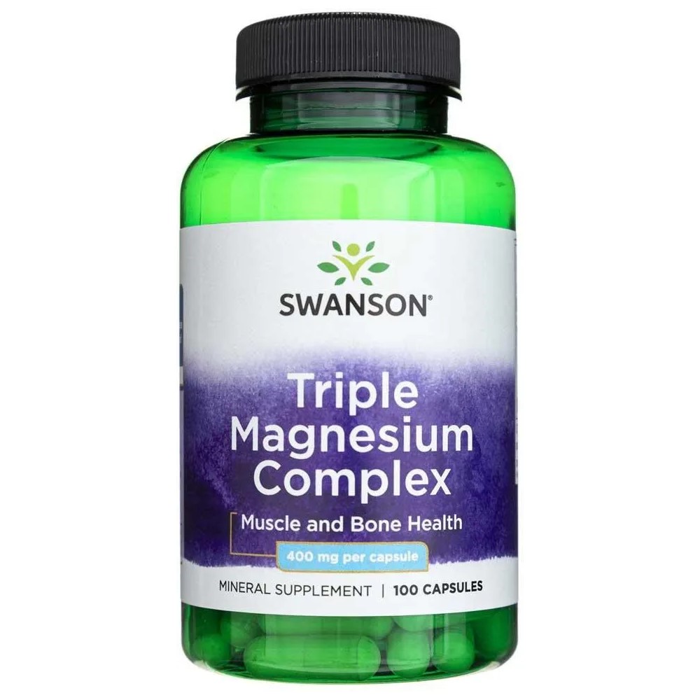 Swanson Triple Magnesium Complex 400 - 100 caps