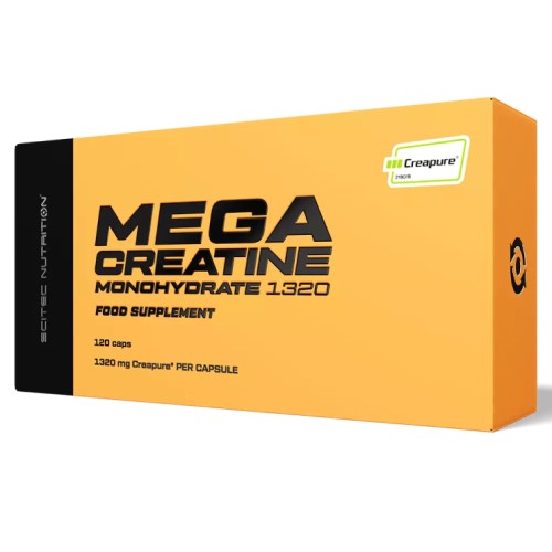 Scitec Nutrition Mega Creatine Monohydrate 1320 - 120 Caps Creapure