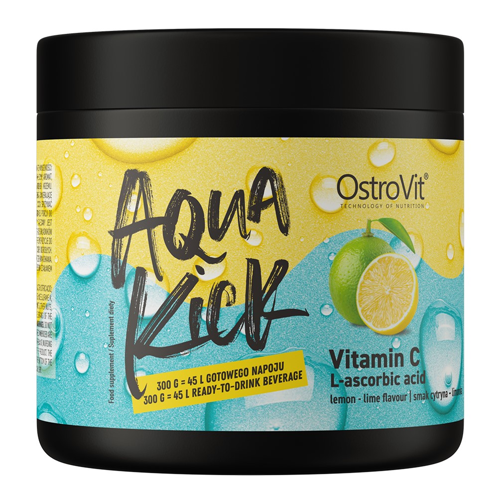 OstroVit Aqua Kick Vitamin C - 300g lemon lime