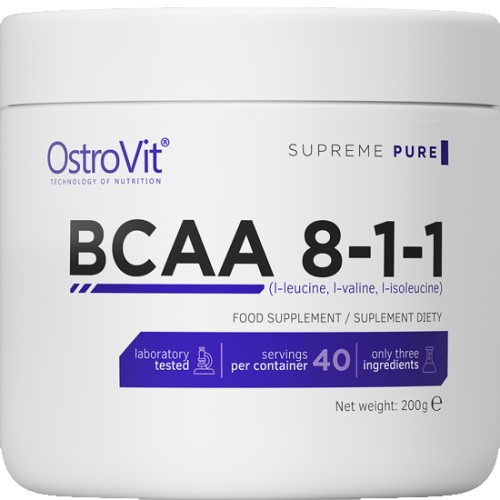 OstroVit BCAA 8-1-1 - 200 g Unflavoured