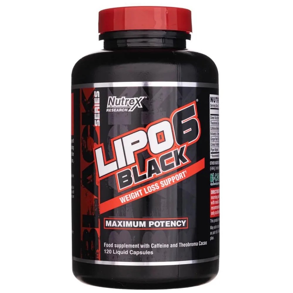 Nutrex Research Lipo 6 Black - 120 Caps *USA Version