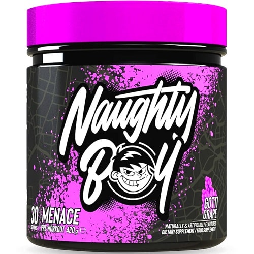 Naughty Boy Menace Pre-Workout - 30 Servings blue strawberry *HARD SOLID POWDER*