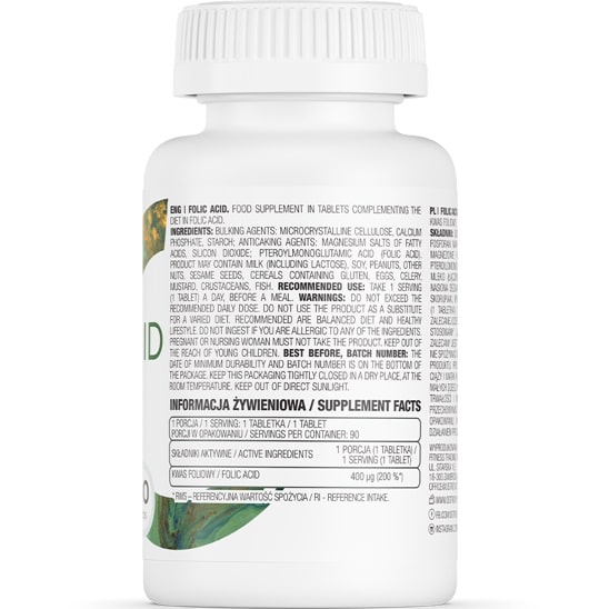 OstroVit Folic Acid - 90 Tabs