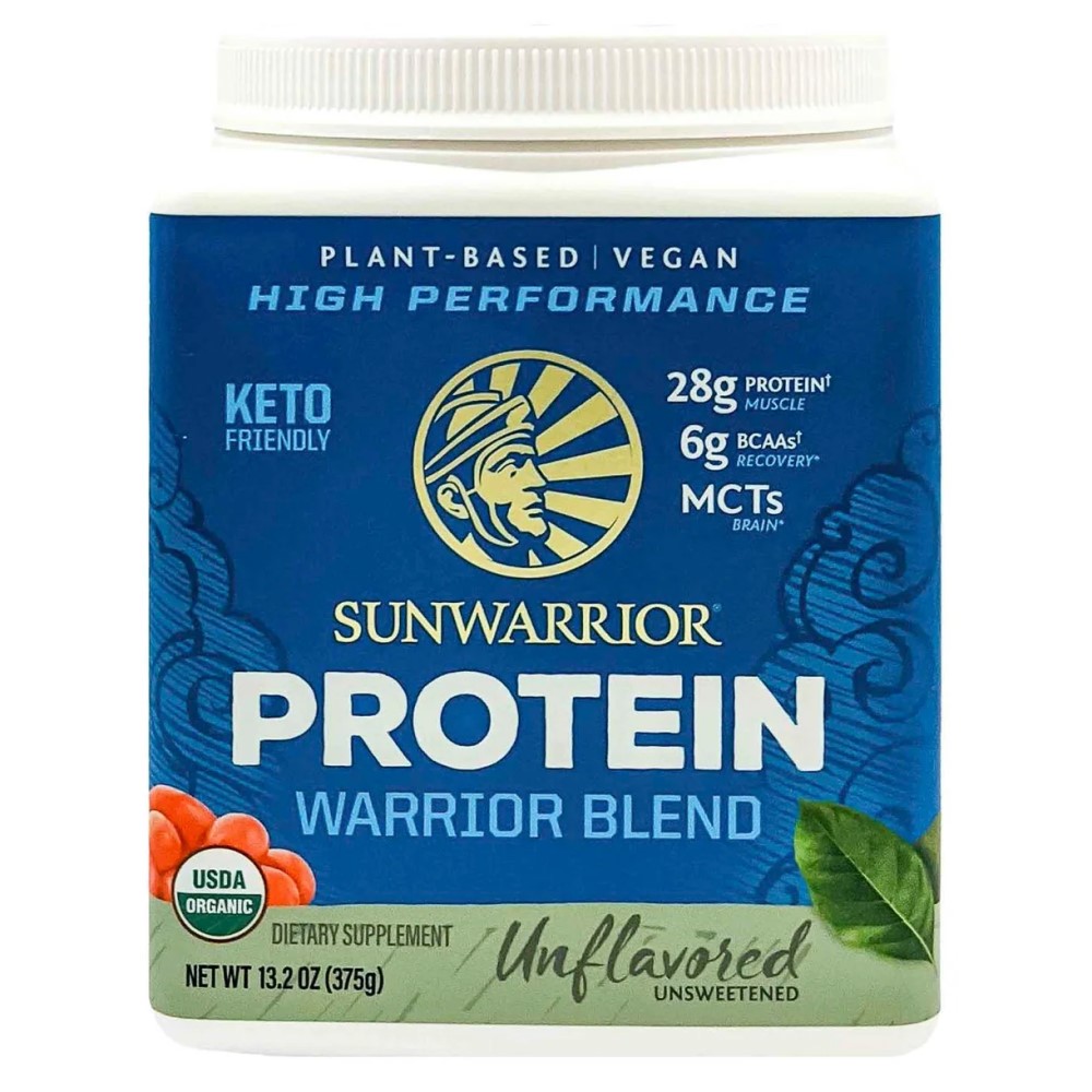 Sunwarrior Protein Warrior Blend Organic - 375g Unflavoured