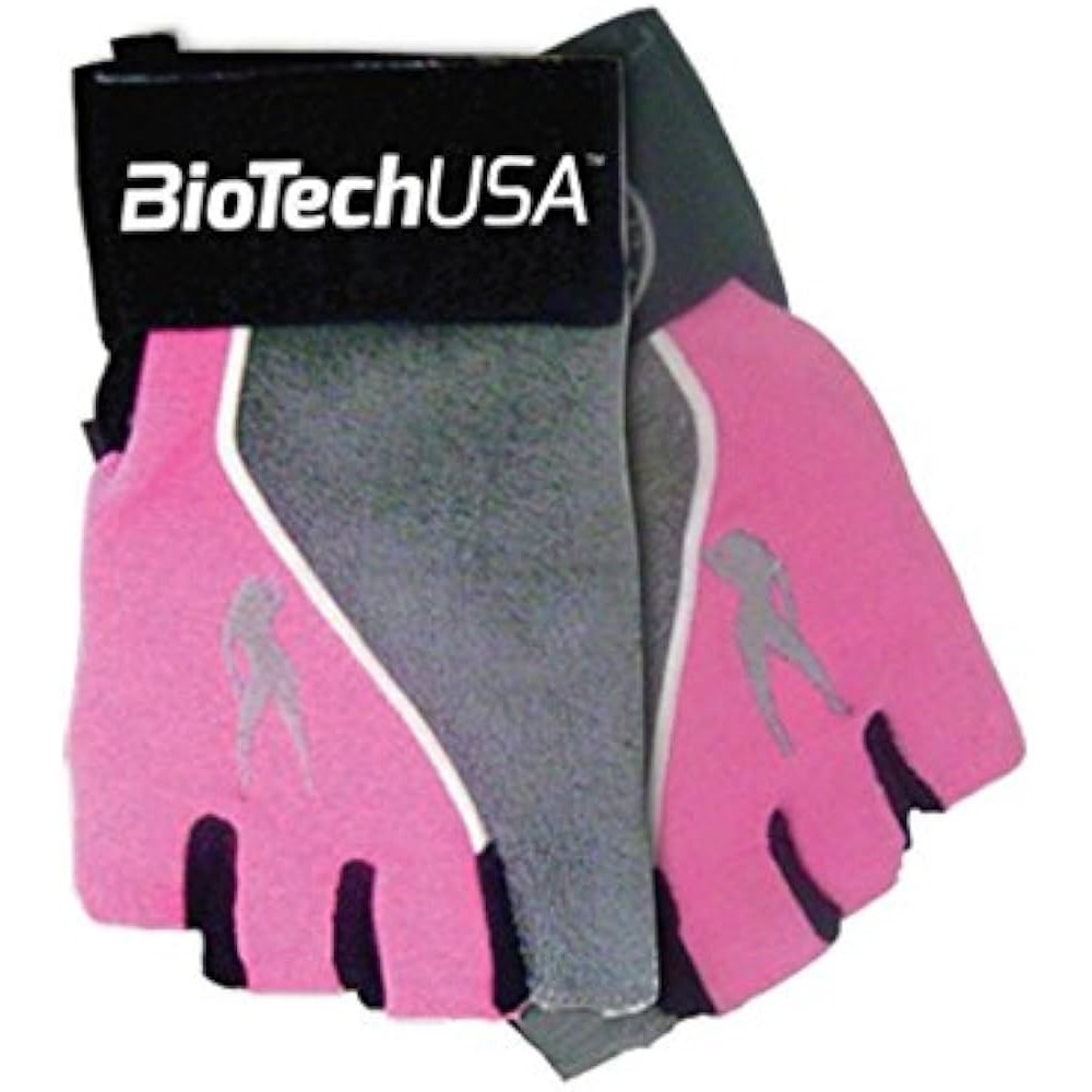 Biotech Usa Pink Fit Gloves - Grey Pink *Discontinued