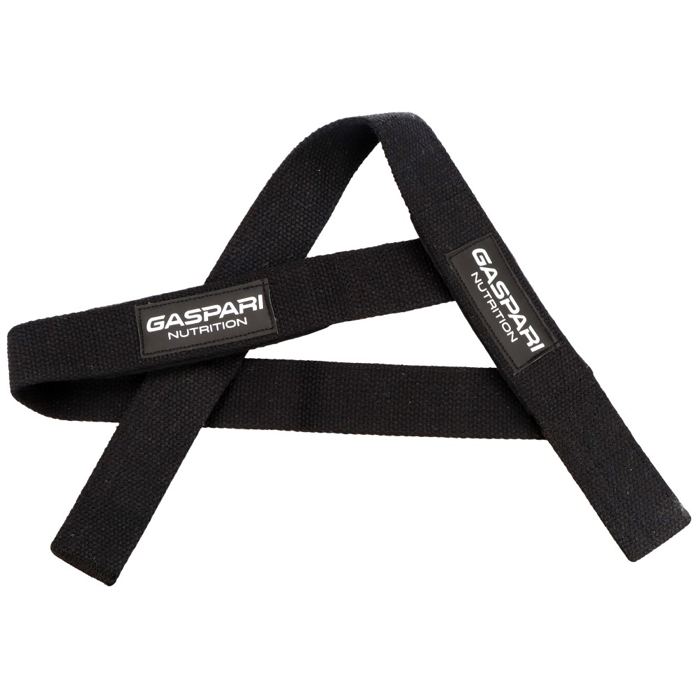 Gaspari Nutrition Cotton Straps - 2pcs Black