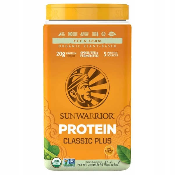 Sunwarrior Protein Classic Plus Organic - 750g Unflavoured