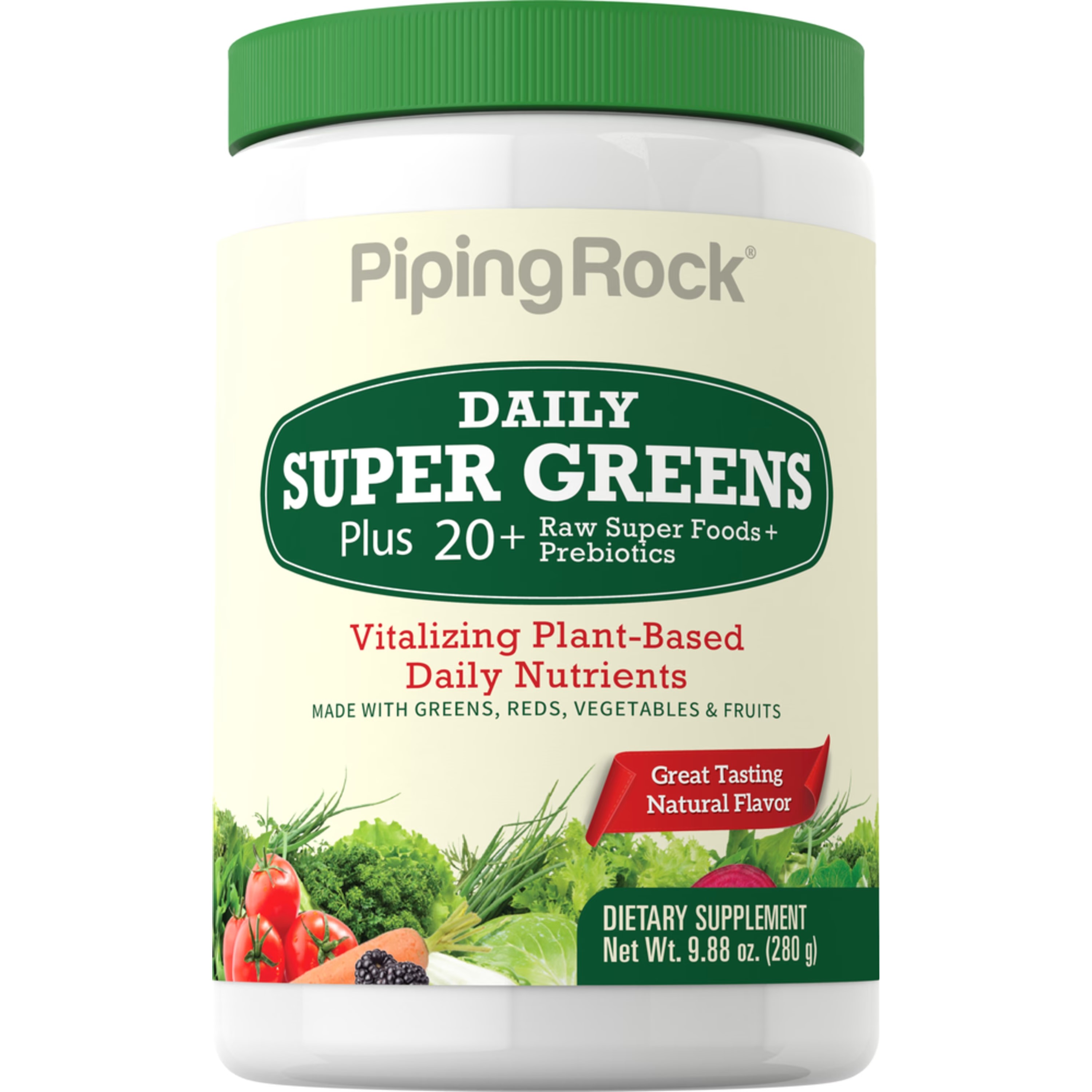 Piping Rock Daily Super Greens Powder - 280g