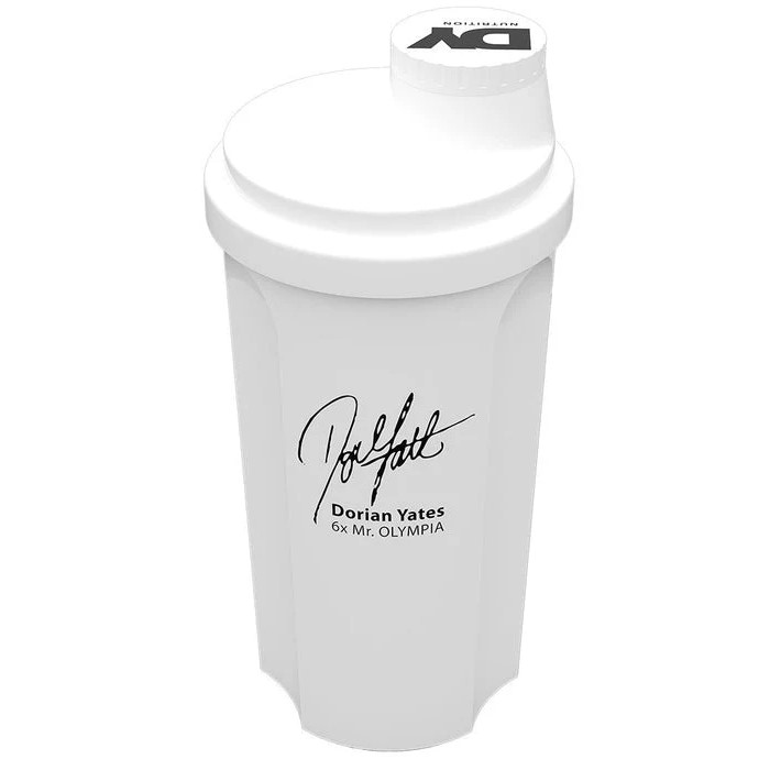 Dorian Yates Shaker - 500ml White - Black