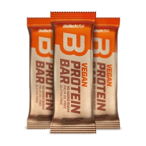 Biotech Usa Vegan Protein Bar - 50 g (Set of 10) - Gluten Free