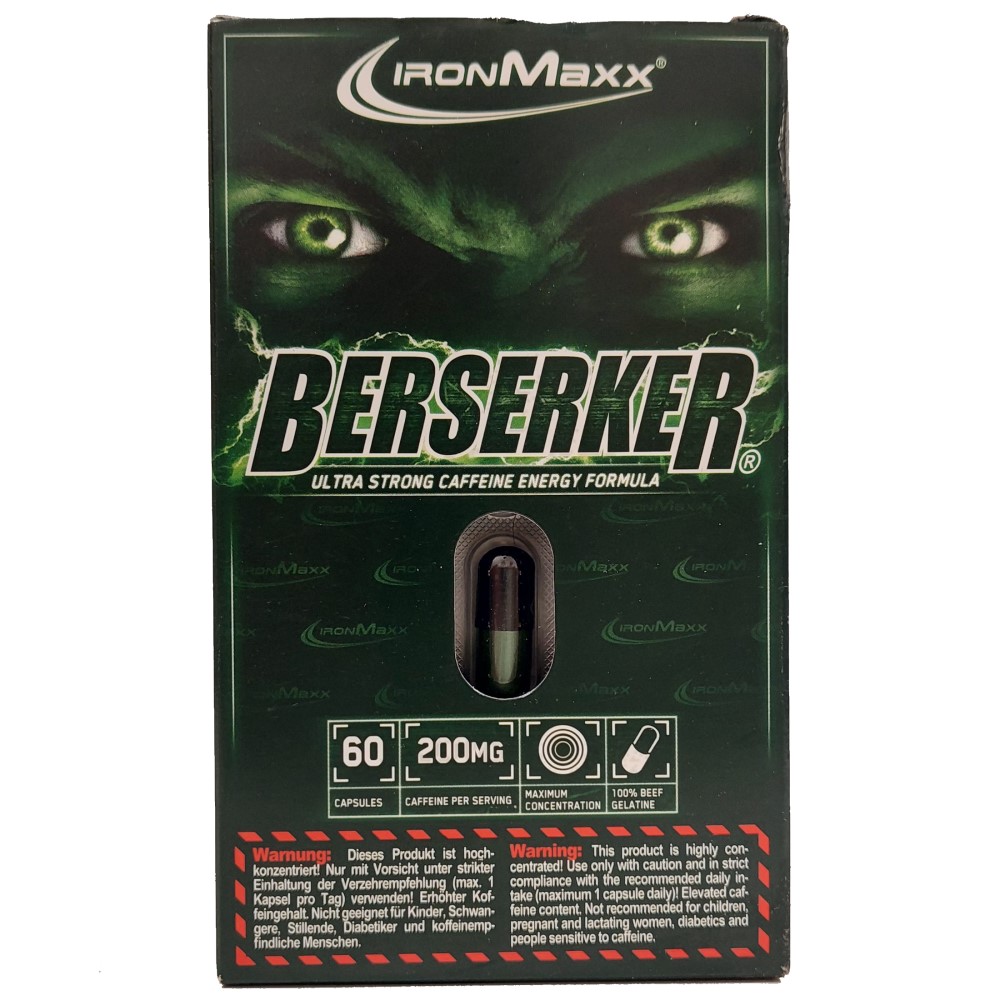 IronMaxx Berserker - 60 caps