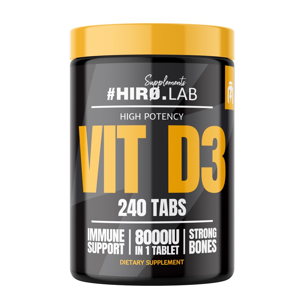 Hiro Lab Vitamin D3 8000IU - 240 tabs